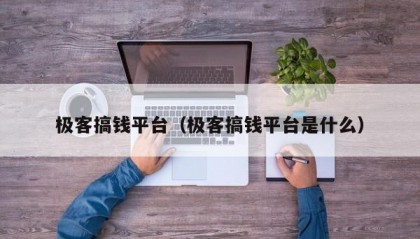 极客搞钱平台（极客搞钱平台是什么）